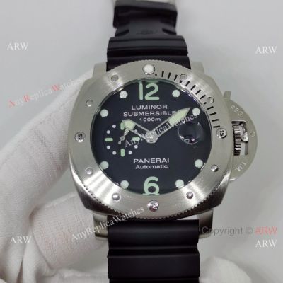 Copy Panerai PAM243 Luminor Submersible 1950 Black Dial 44mm